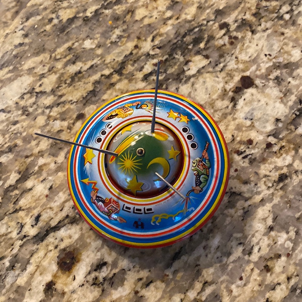 Vintage old toy metal